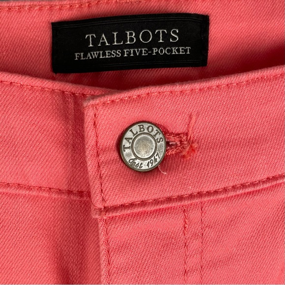 TALBOTS SLIM ANKLE JEANS | Size: 4 | Color: Terracotta - Picture 8 of 10